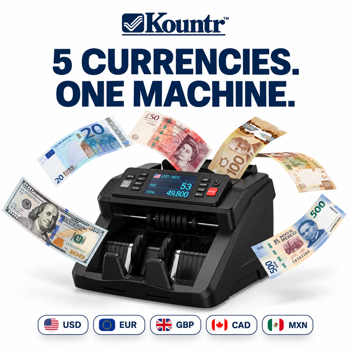 Kountr™ - Bank Grade Bill Counter